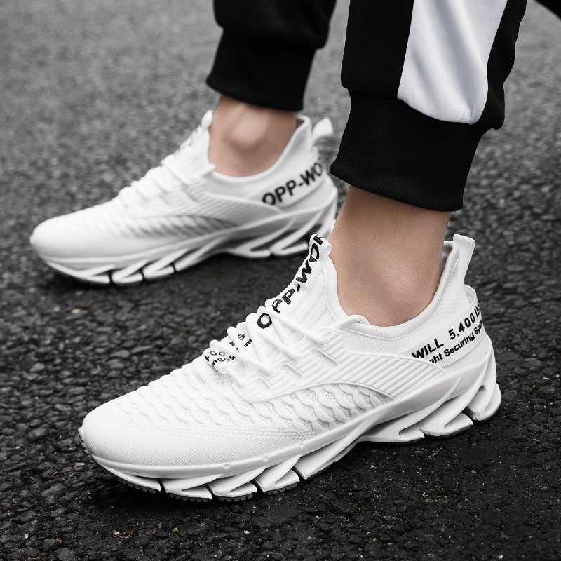 New Plus Size Autumn Fly Woven Mesh Student Sports Leisure Running Shoes foto 2