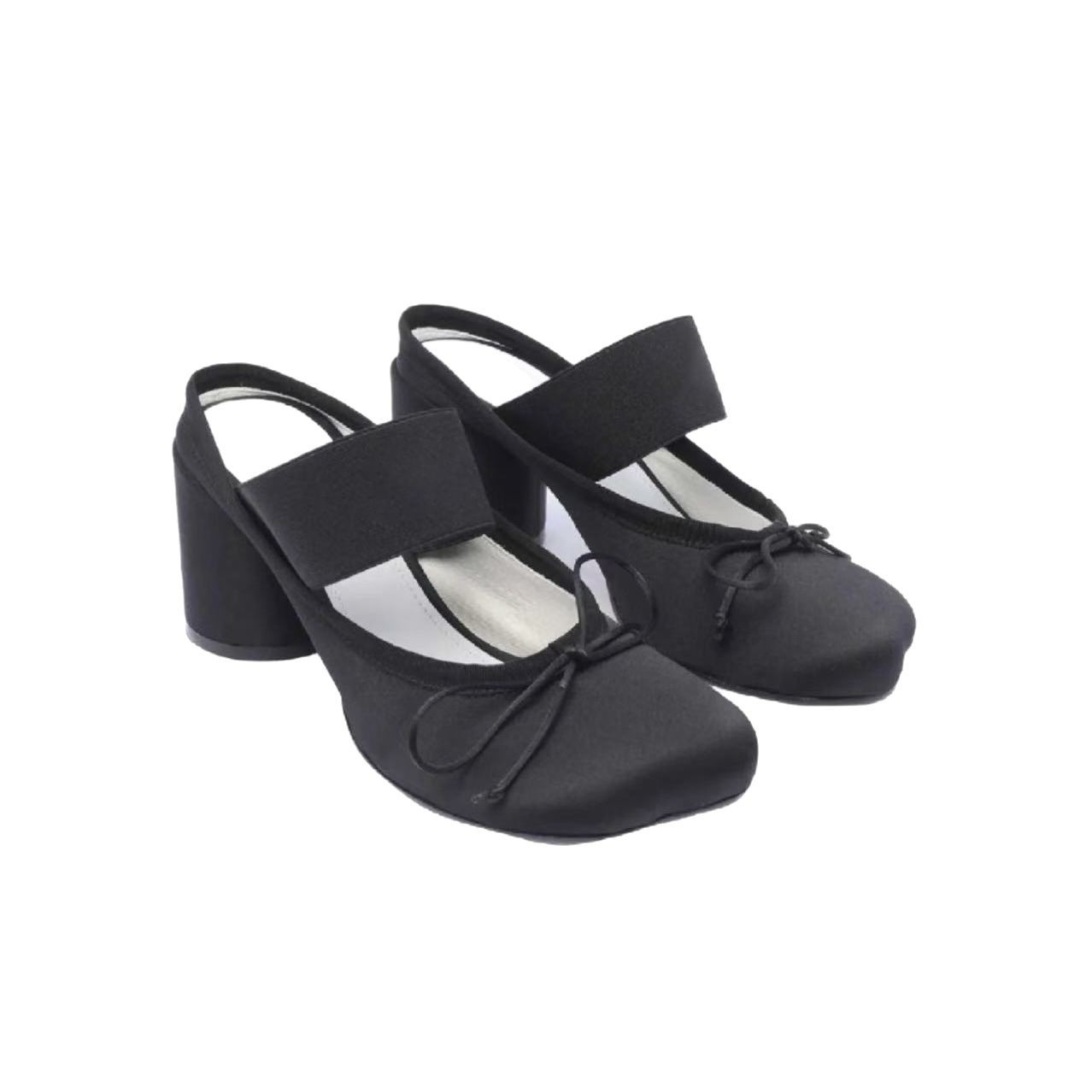 Womens Spring Summer New Arrival Mary Jane Shoes Retro Casual Chunky-Heel Ballet Flats foto 4