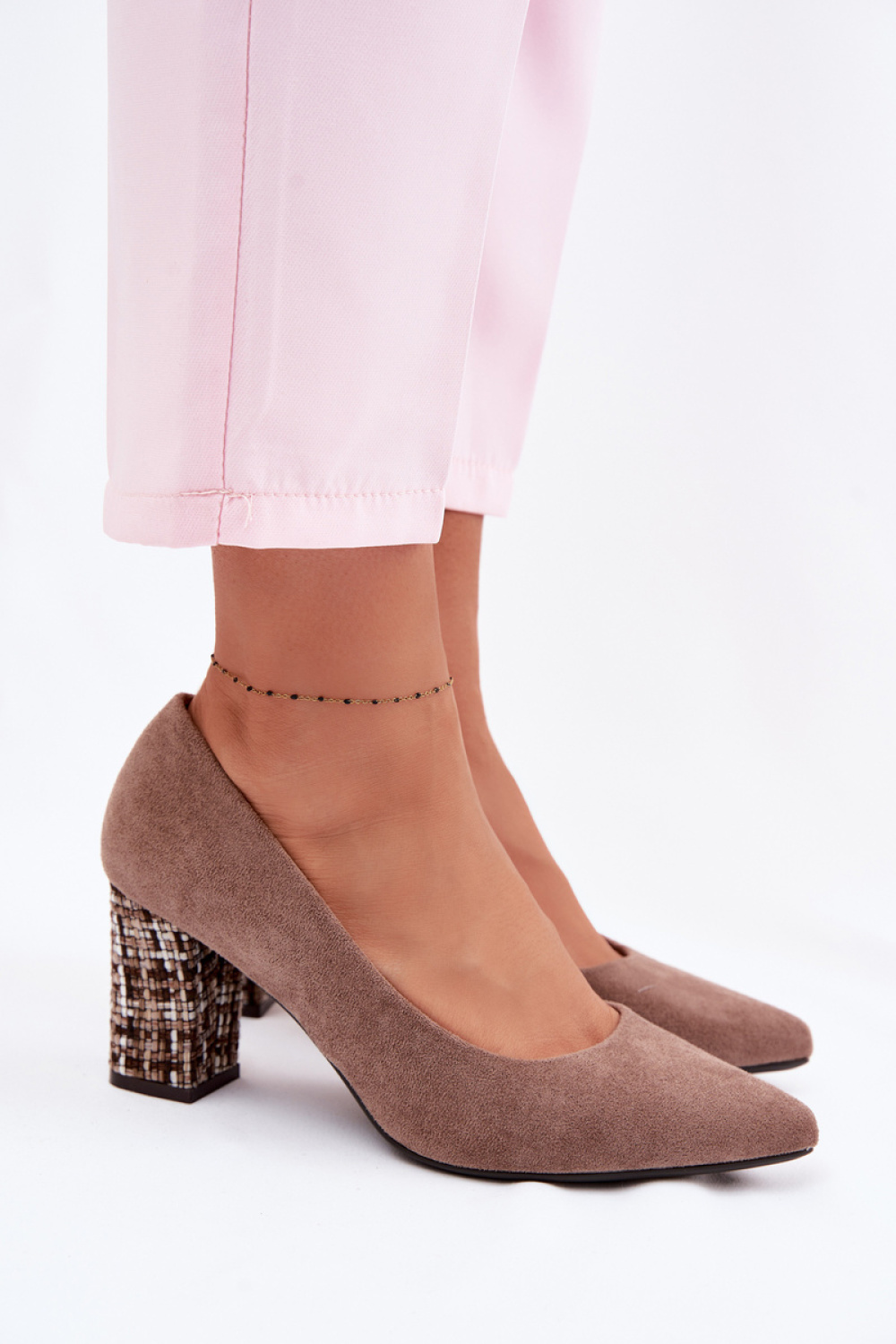 Pumps met dikke hak Step in style foto 3