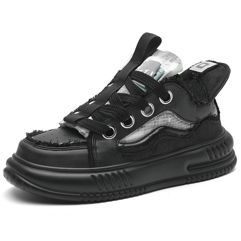Four Seasons Fashion Niche Lace Up Increased Platform Shoes foto 2