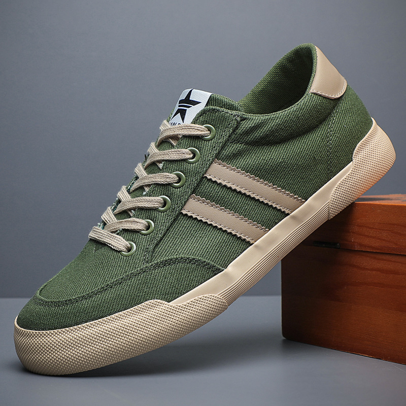 Fashion Personality Men's Canvas Casual Shoes foto 3