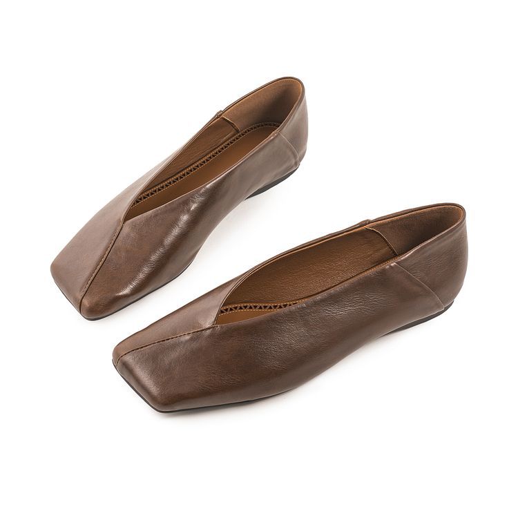 Retro Mary Jane Comfortable Leather Oversized Shoes foto 3