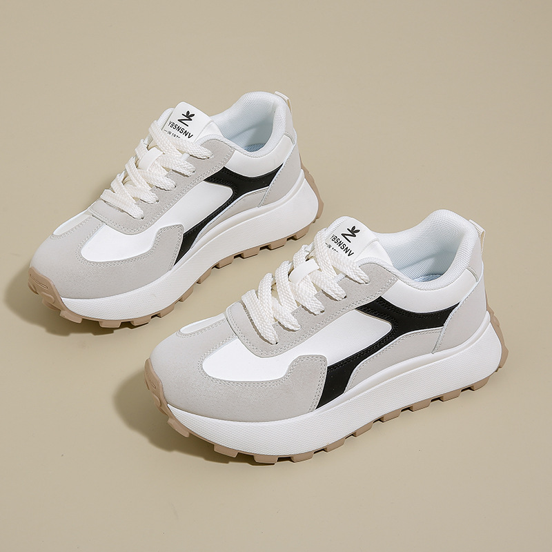 Spring Student Sports Running Leisure Platform Height Increasing Shoes foto 4