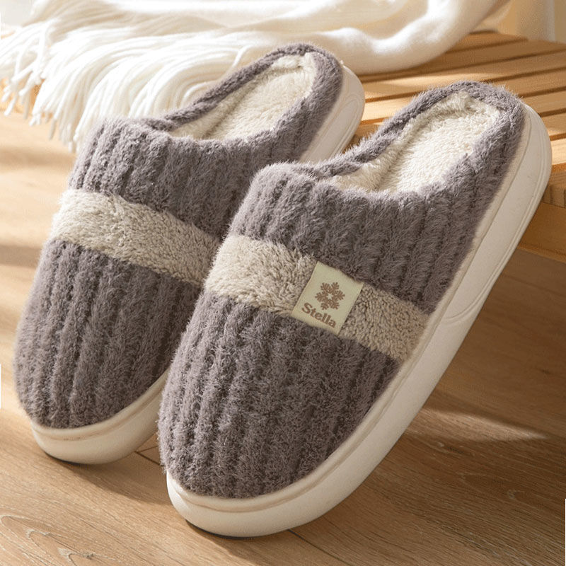 New Fleece-lined Thickened Cotton Slippers foto 5