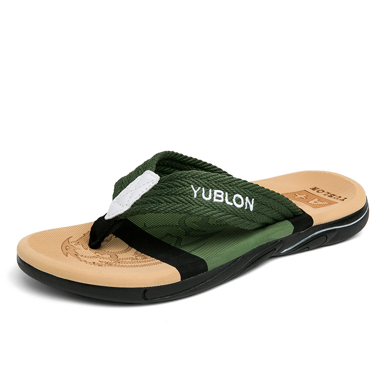 EVA Non-slip Deodorant Beach Men's Flip-flops foto 2