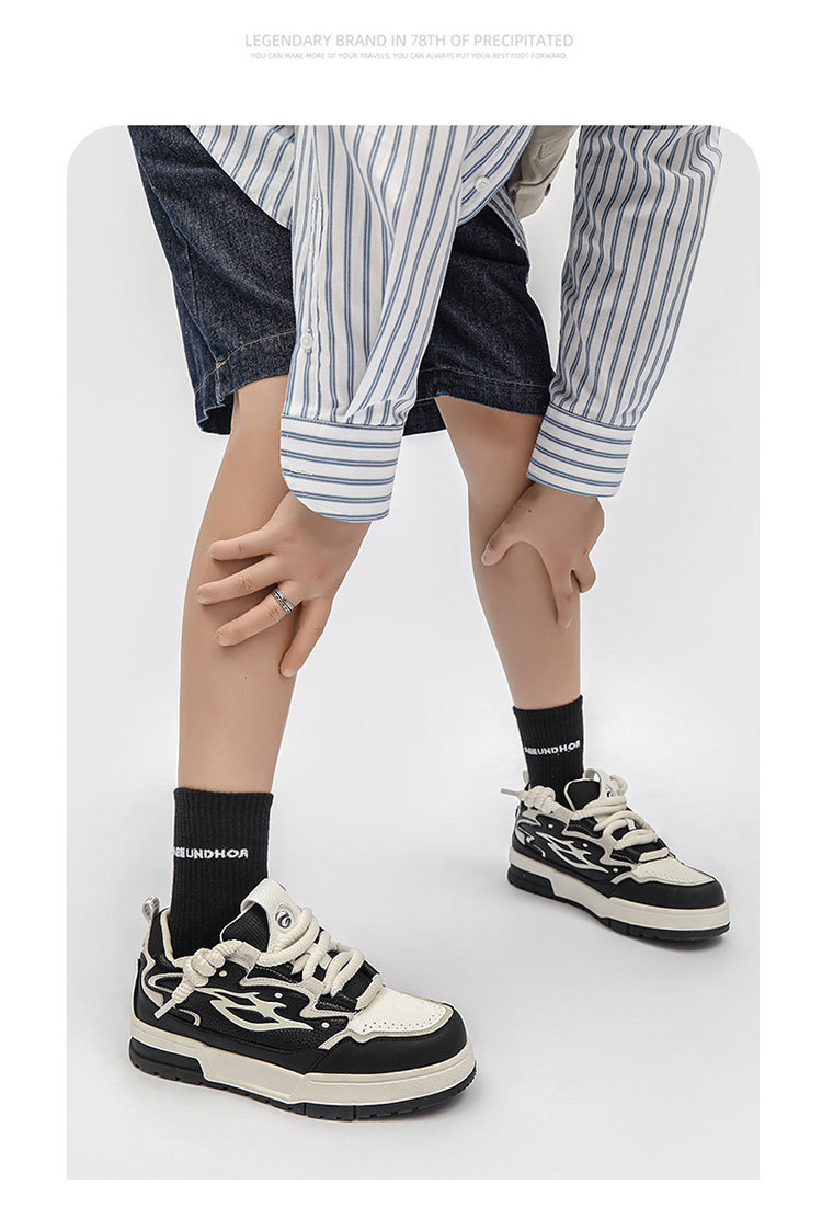 Men's Platform All-match Height Increasing Niche Personality Korean Casual Shoes foto 5