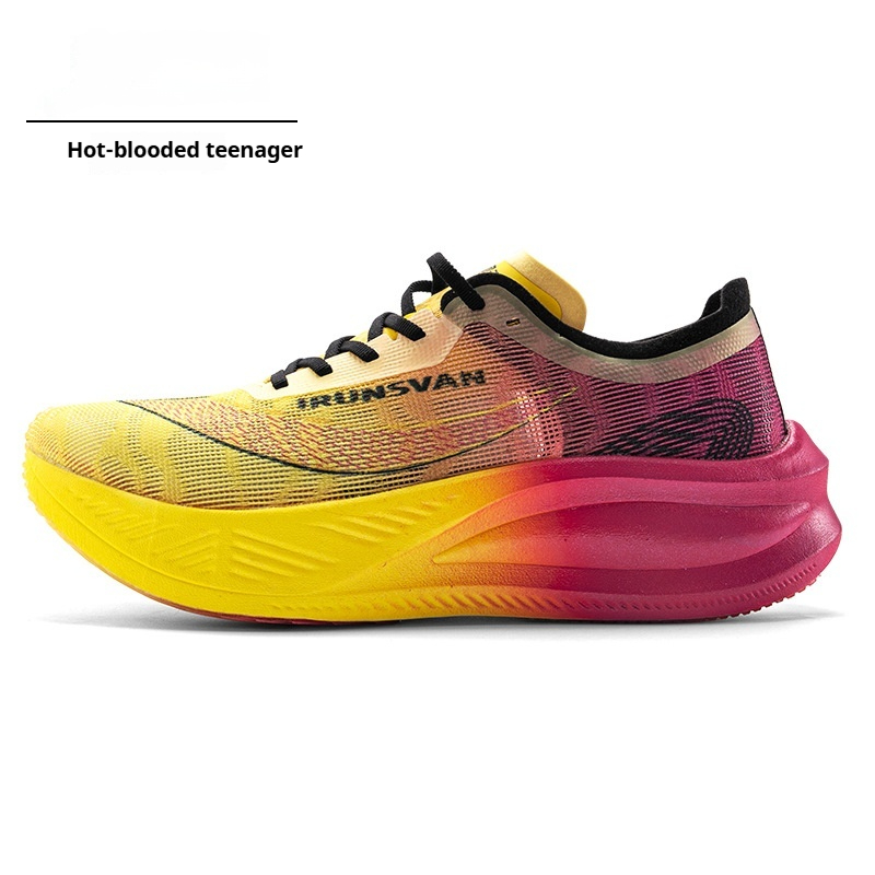 Nylon Carbon Plate Marathon Shock-absorbing Training Running Shoes foto 5