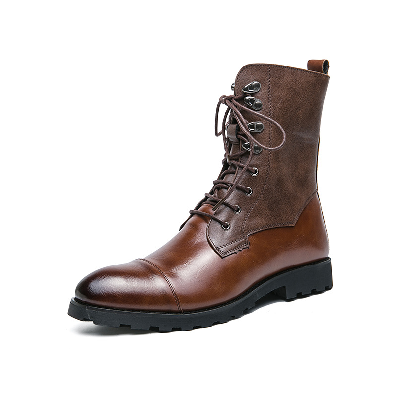 Fall Winter Lace-up Booties Black Locomotive Denim foto 2