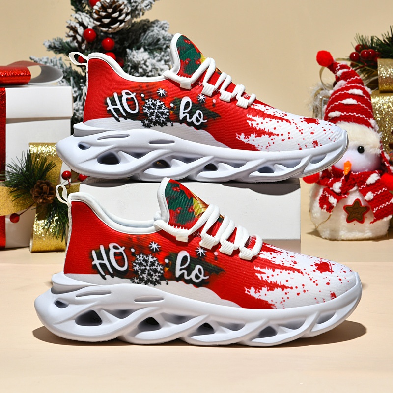 Christmas Bread Dad Sports Platform Casual Shoes foto 4