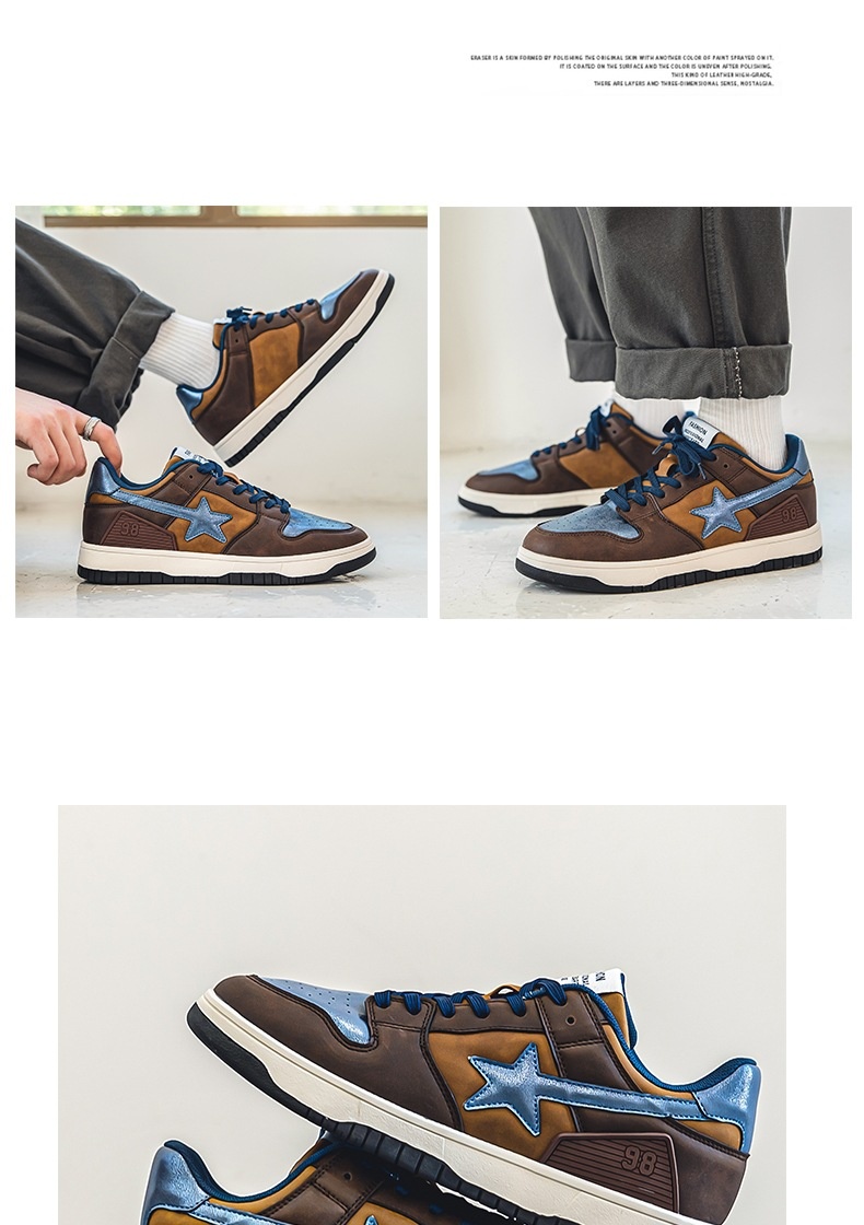 Retro Flat Contrast Color XINGX Sneaker Women's All-match foto 5