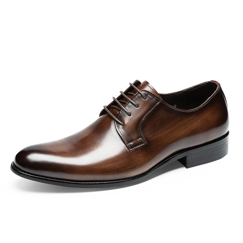 Mens Casual Business Dress Leather Shoes foto 2