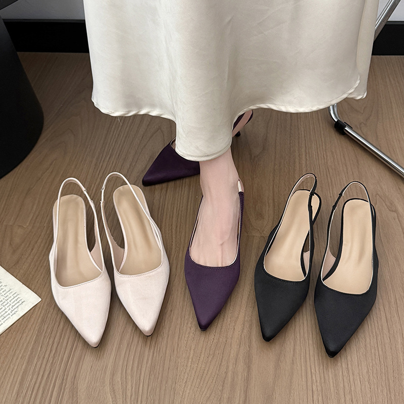 French-style Vintage Pointed-toe Sandals For Women foto 2