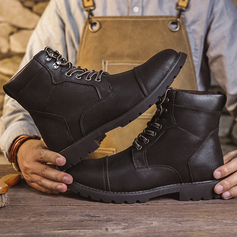 Fashion High Top Working Wear Style Boots foto 5