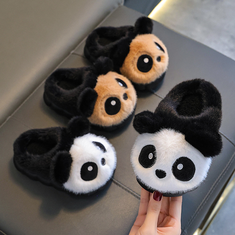 Winter Cotton Slippers For Children Warm And Fleece-lined Cotton Shoes foto 4