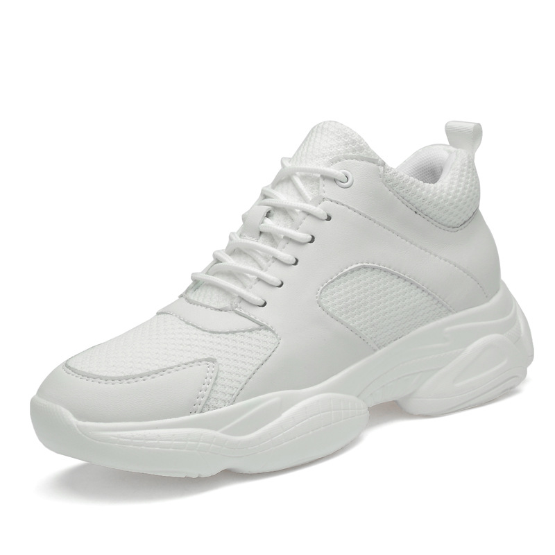 Invisible Height Increasing Insole Running Platform Low Top Mesh Casual Sneakers foto 2