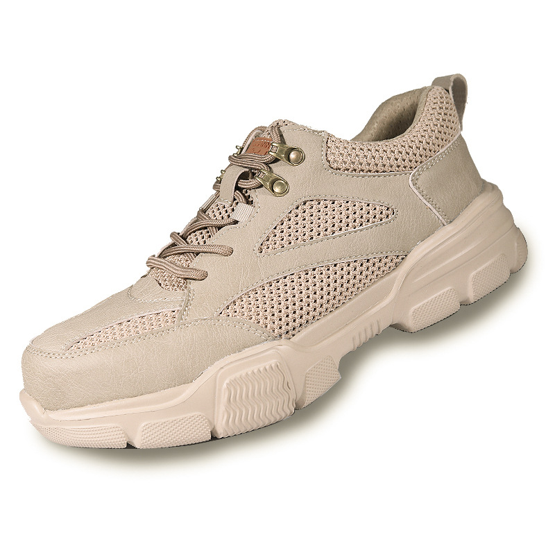 Men's Breathable Soft Bottom Protective Safety Shoes foto 4