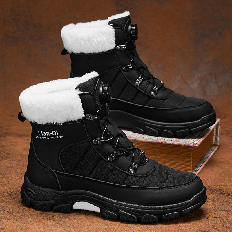 Warm Snow Boots Fleece-lined Thickened Men foto 2