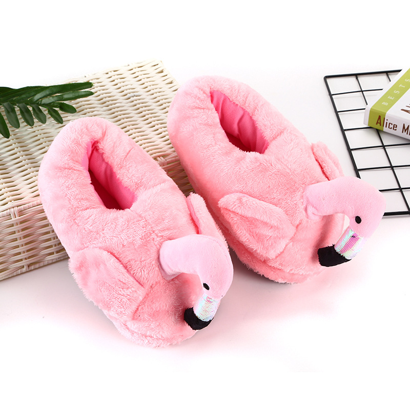 Winter Home Flamingo Non-slip Slippers foto 2