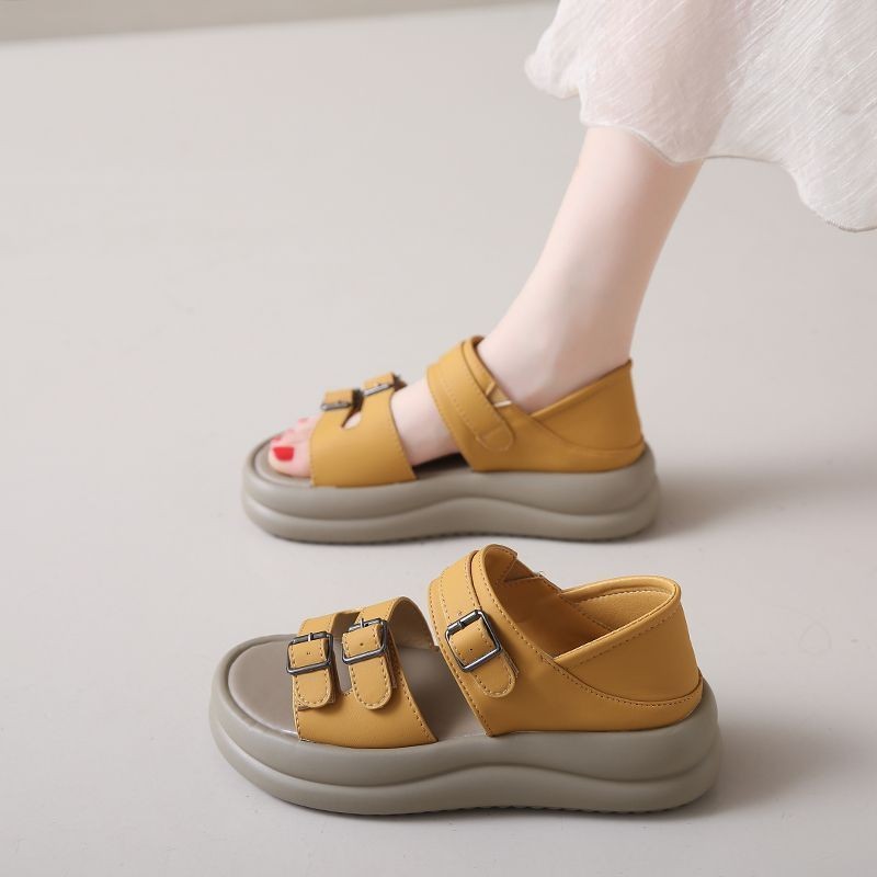 Korean-style Wide-foot Plus-size Casual Sports Beach Roman Sandals foto 5