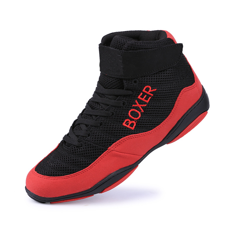 Boxing Shoe Indoor Training Fighting Competition Fitness foto 5
