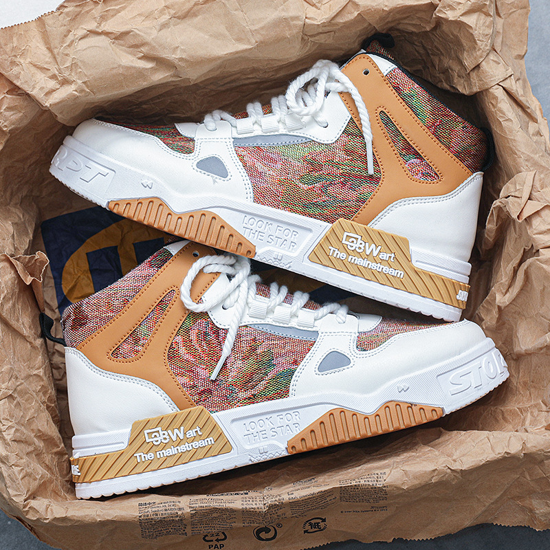 Men's High Top Sneakers Non-slip foto 4