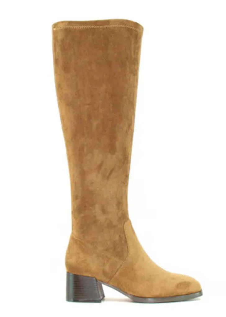 Women's Solid Color Fashion Frosted Long Martin Suede Boots foto 3