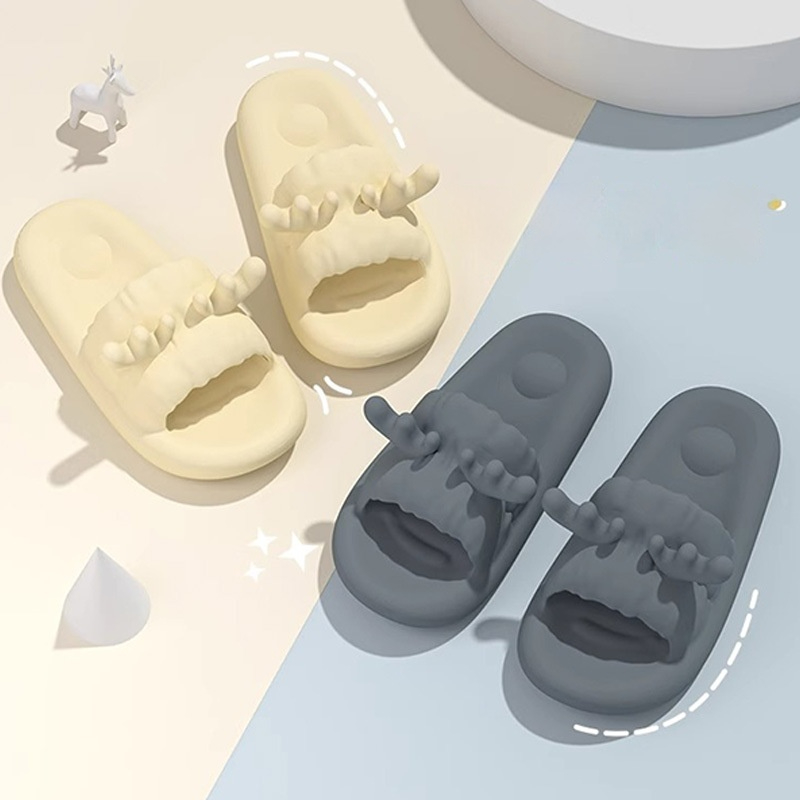 Home Bathroom Non Slip Odor Resistant Foot Soothing Slippers That Feel Like Walking On Clouds foto 2