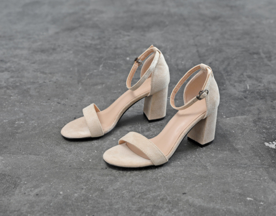 Chunky Heel Ankle-strap Plus Size Plus-sized Women's Shoes foto 4