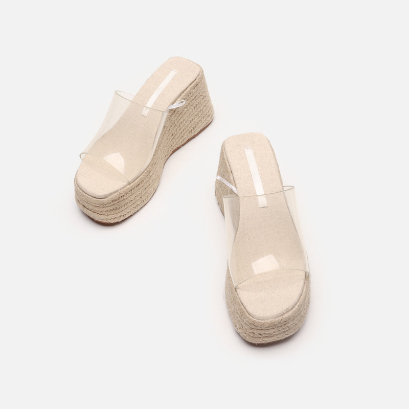 Wedge Plus Size Sandals Women's Outer Wear Platform foto 5