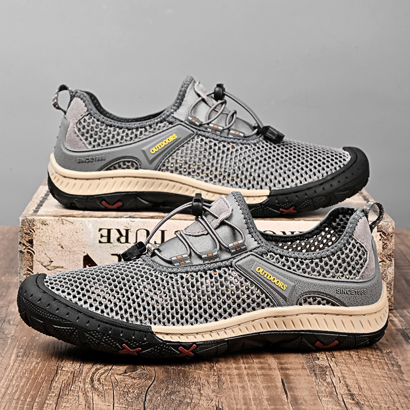 Mens Casual Shoes Summer Mesh Shoes Outdoor Footwear foto 5