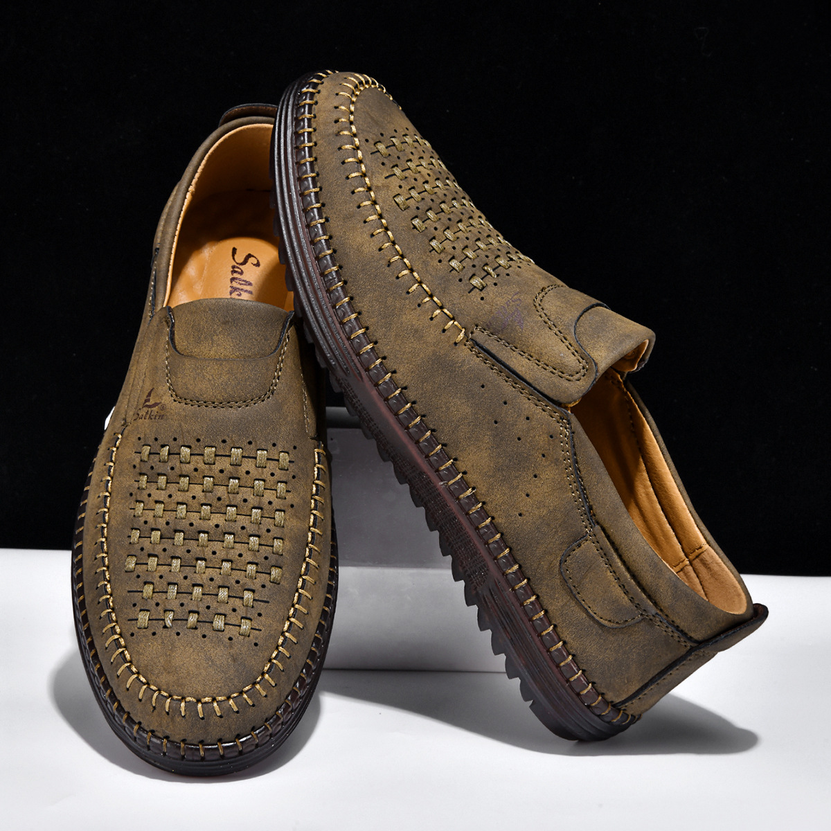 Perforated Breathable Casual Shoes Lightweight For Outdoor Use foto 2