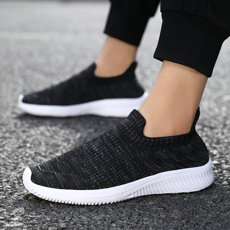 Plus Size Fly-kit Mesh Men's Shoes foto 3
