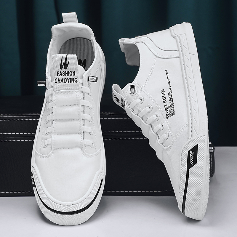 Men's Canvas Shoes Breathable Casual Skateboard Shoes foto 2