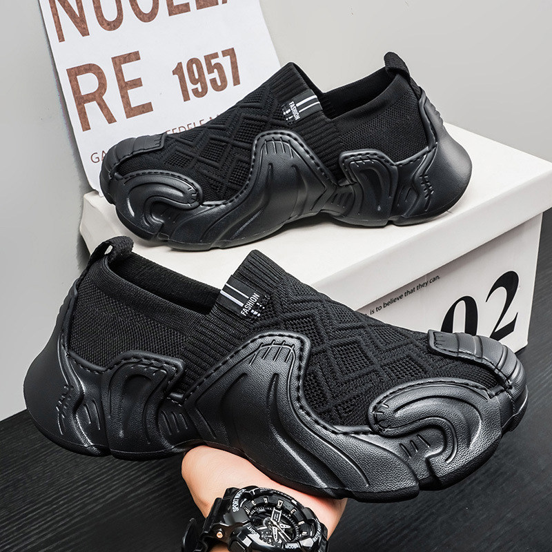 Versatile Comfortable Chunky-soled Shoes Mens foto 4