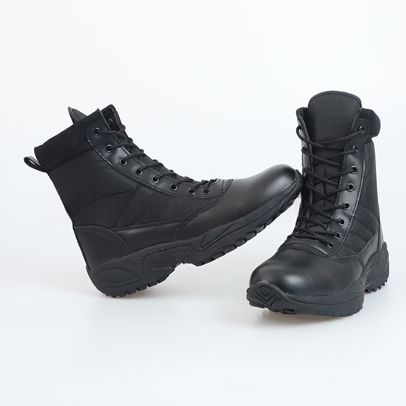 British-style High-top Camouflage Outdoor Shoes, Wear-resistant And Non-slip Hiking Boots foto 2