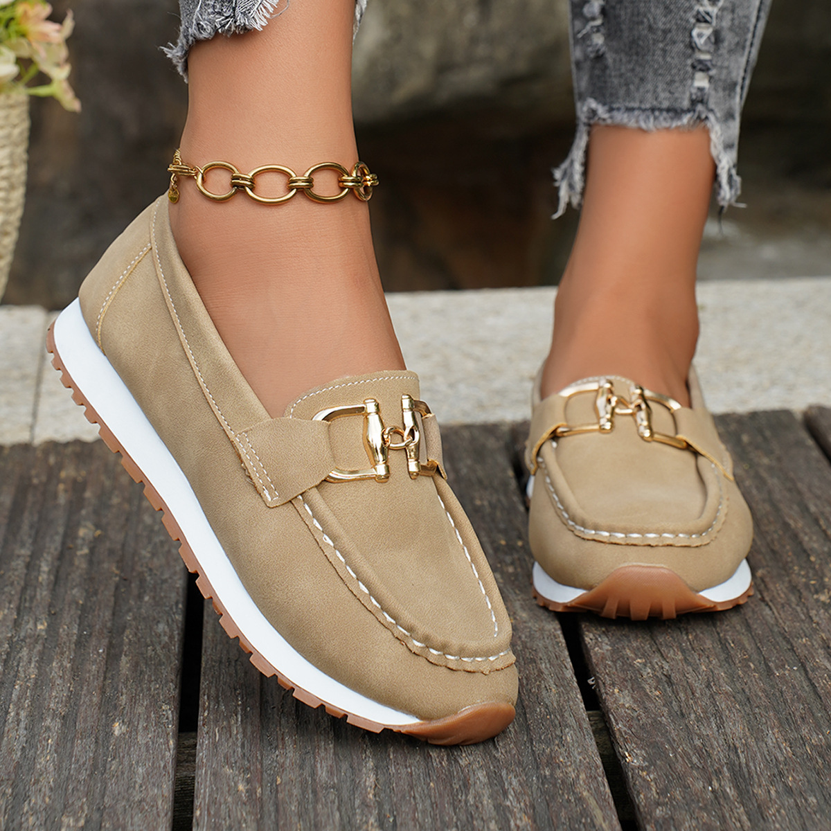 Casual Sports Shoes Foreign Trade Casual Ladies Oversized Shoes foto 4