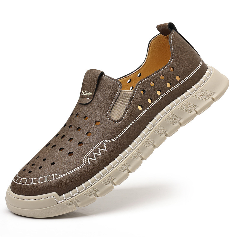 Mens Breathable Hollowed Out Casual Shoes For Summer foto 4