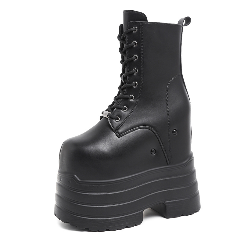 Height-increasing Cos One-piece Thick Sole Height-increasing Martin Boots