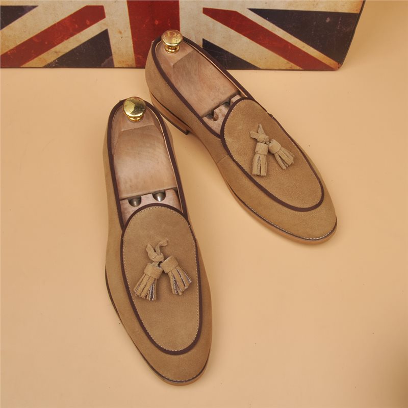 Breathable Mens Slip-on Loafers With A Pointed Toe In A Classic British Style foto 4