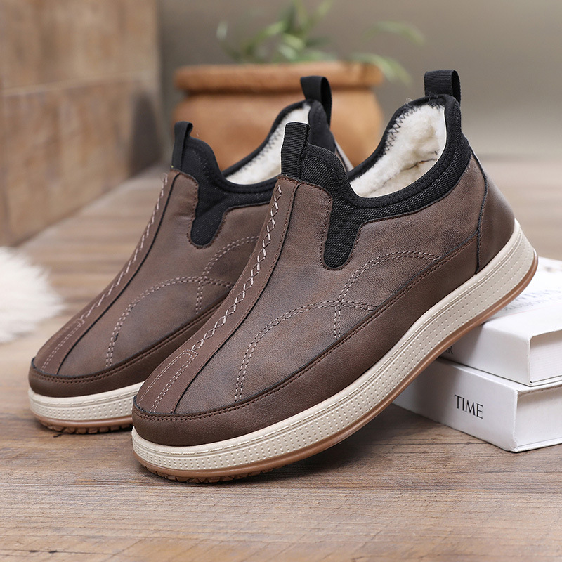 Winter New Cotton Men's Wool Cotton Boots foto 4