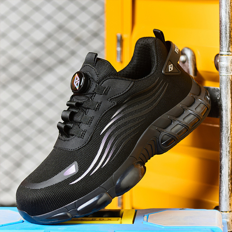 Men's Anti-smashing And Anti-penetration Steel Toe Cap Safety Shoes foto 3