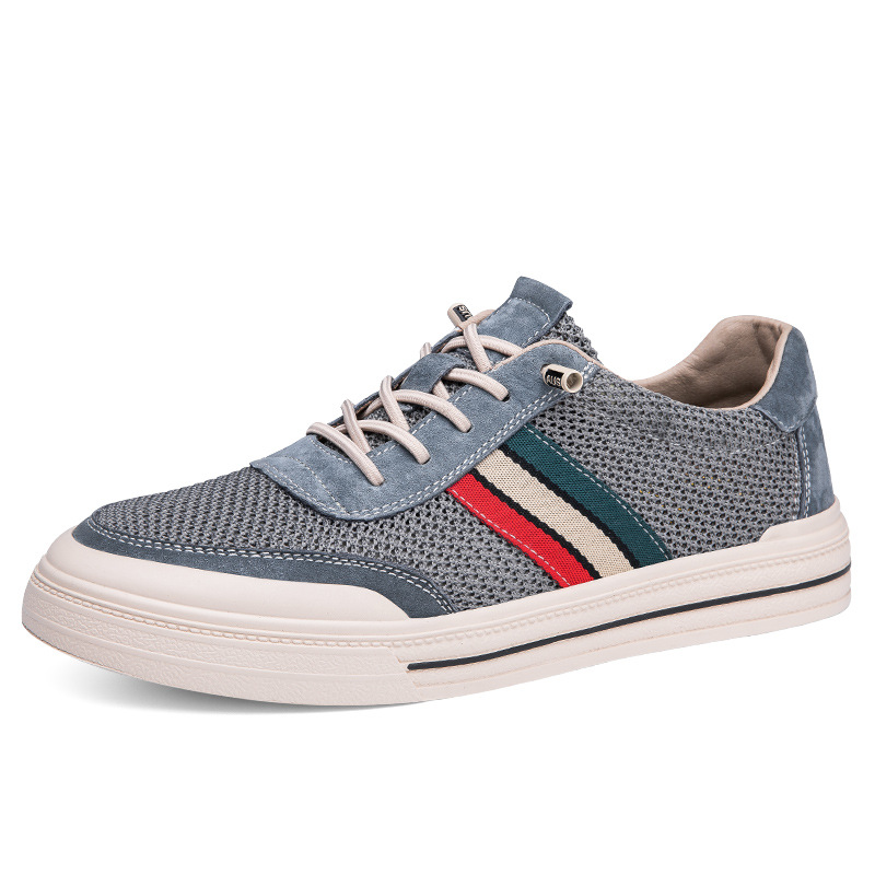 Men's No-tie Hollow Breathable Casual Shoes All-matching foto 2