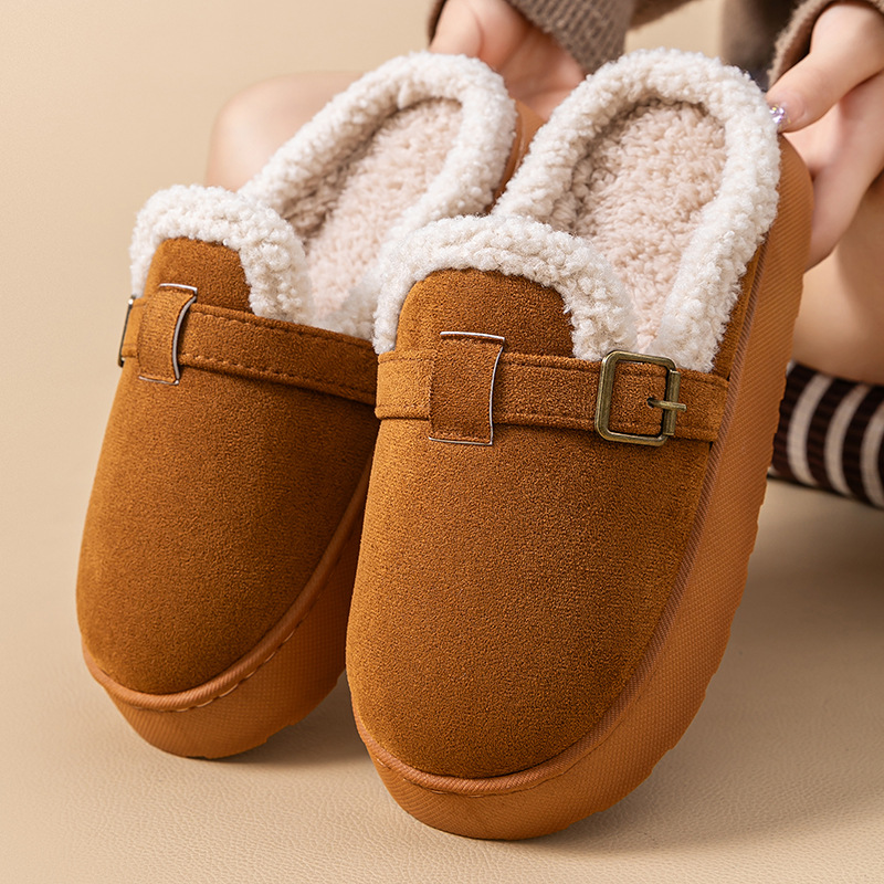 Thick Bottom Increased Women's Toe Cap Half Slippers foto 5