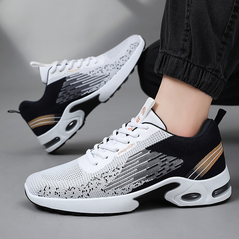Summer New Flying Woven Air Cushion Sneaker foto 4