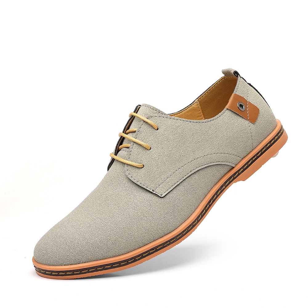 Personality Men's Casual Suede Shoes foto 5