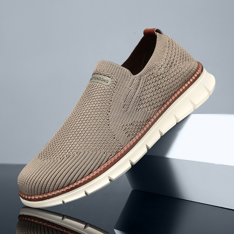 Mesh Breathable Flyknit Casual Shoes foto 5