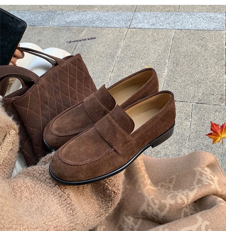 Women's British-style Retro Casual Flat Shoes foto 3