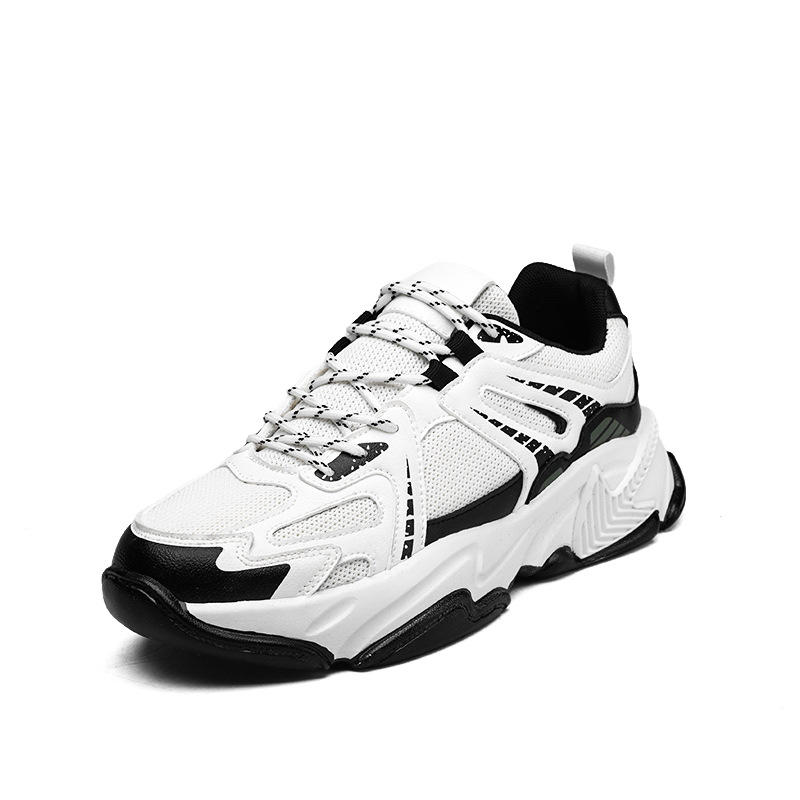 Plus Size Men's Mesh Thick Bottom Height-increasing Running Shoes Outdoor Breathable foto 2
