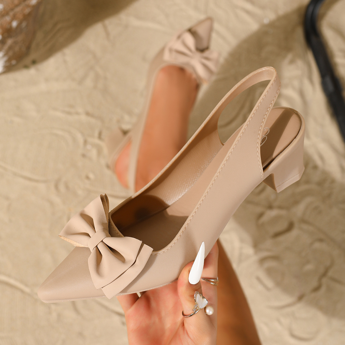 Baotou Sandals For Women Summer New Butterfly Design foto 2