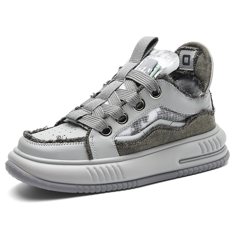 Four Seasons Fashion Niche Lace Up Increased Platform Shoes foto 5